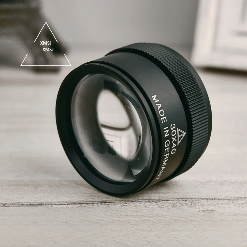

XMSJ Premium 30x 40mm Measuring Magnifier Magnifying Glass Lens Loop Microscope For Coins Stamps Jewelry Lupe 2025 NEW