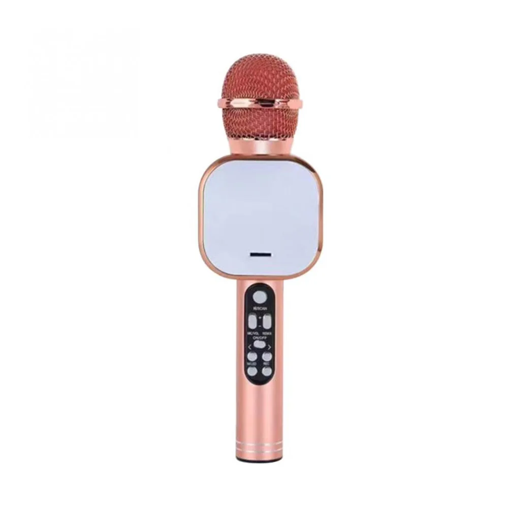 Bluetooth-compatible Wireless Microphone Home Karaoke Microphones Speaker Handheld Music Player Singing Recorder Toy musical ins