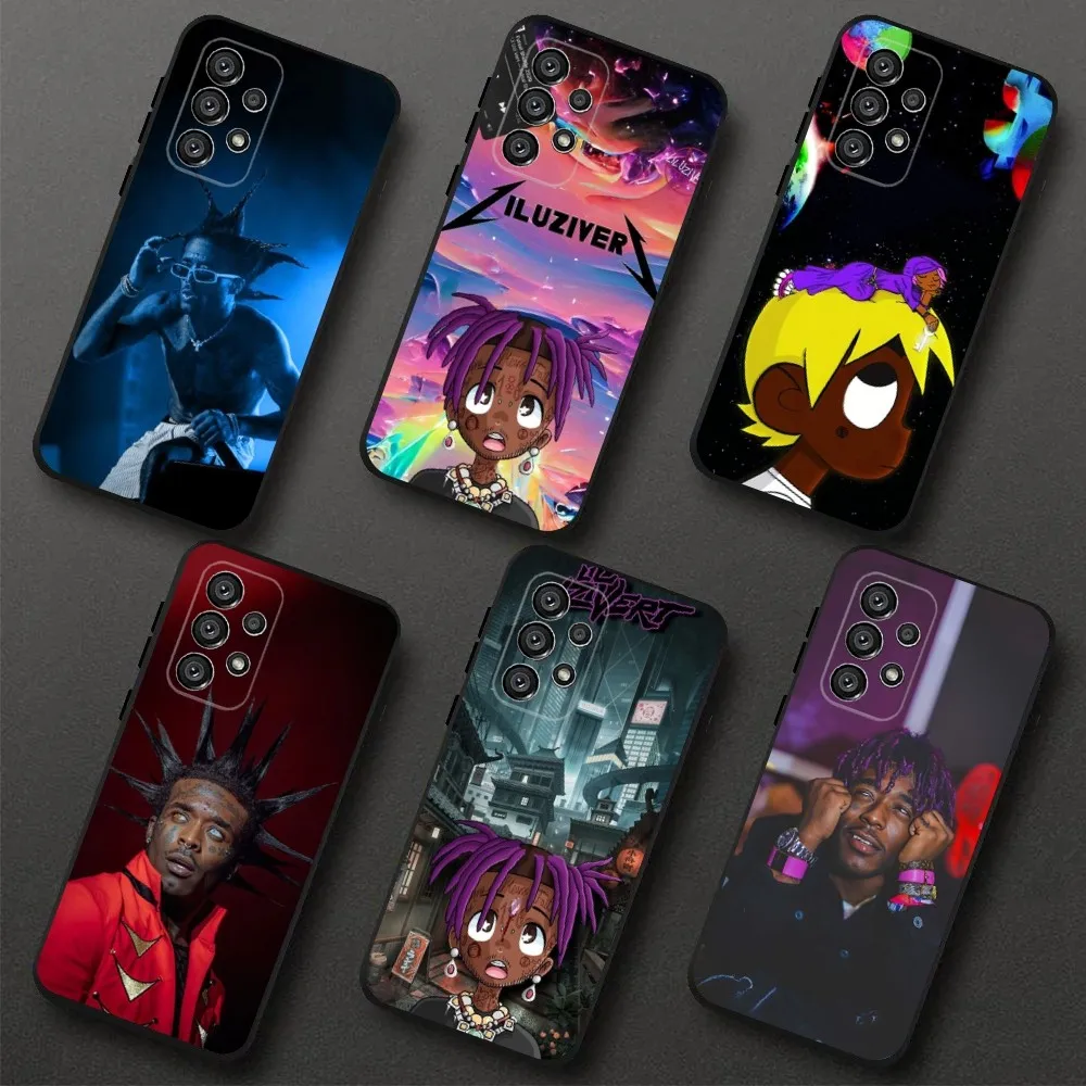 Rapper L-Lil U-Uzi V-Vert   Phone Case For Samsung Galaxy A20,A21s,A22,A31,A32,A52,A53,A72,73,A80,A91 Soft Black Cover