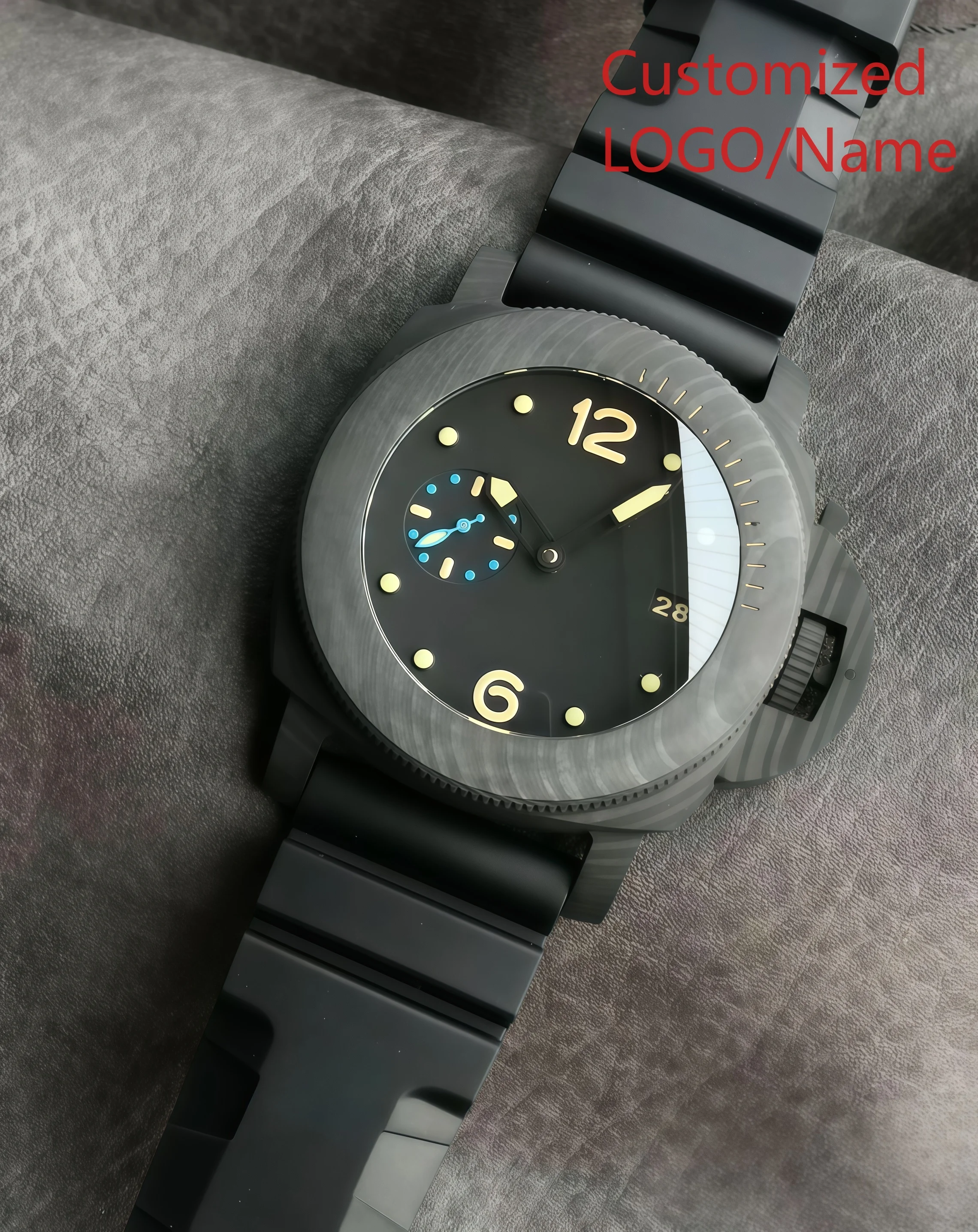 

A182 Store Customized Watches 46mm Men's Watch with 904L Automatic Mechanical Movement