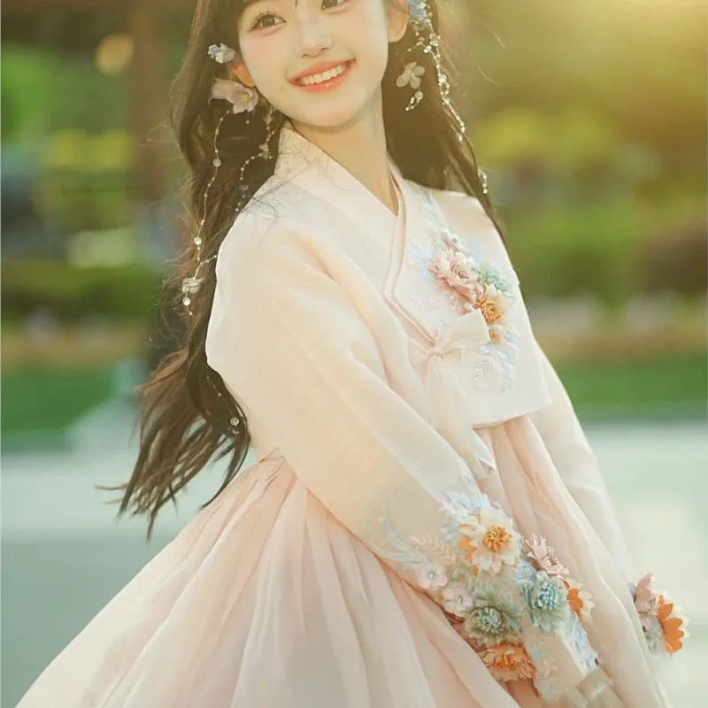 2026 Hanbok New Women's Yanji Korean Dress Travel Photography Clothing Performance