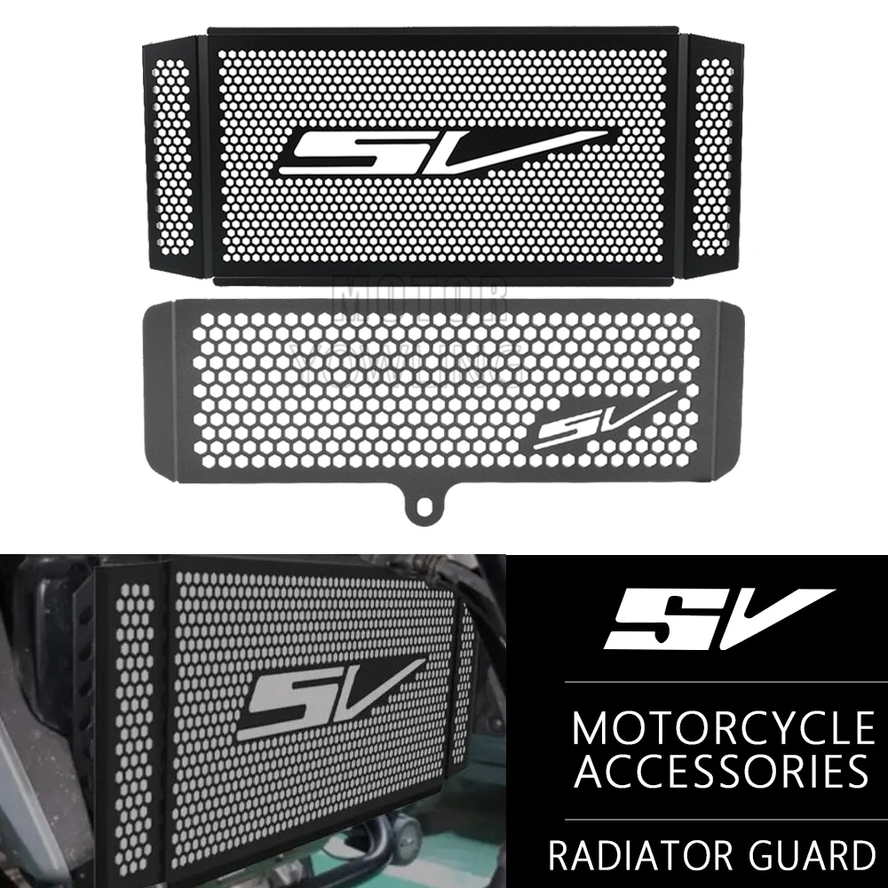 Motorcycle Radiator Guard Grille Protection Cover Oil Cooler guards For Suzuki SV1000 N/S SV 1000 N S 2003 2004 2005 2006 2007