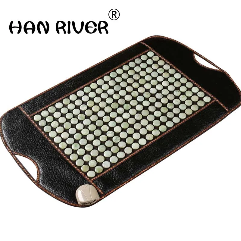 

80 cm * 45 cm jade physiotherapy blanket germanium stone far-infrared ms tomalin cushion stone needle massage cushion home healt