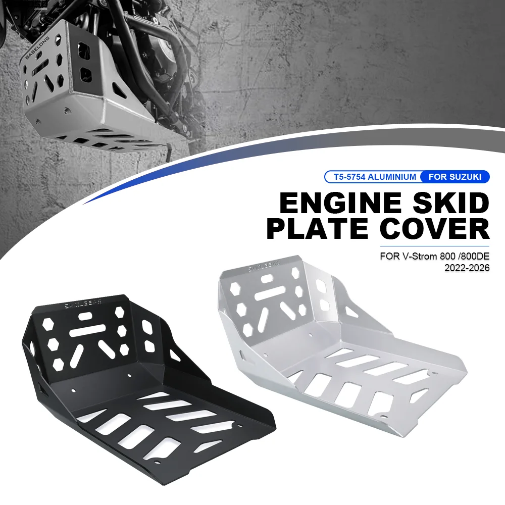 For Suzuki V-Strom 800 /800DE 2022-2023-2024-2025-2026 Engine Chassis Protection Cover Guard Bottom Skid Plate Parts V-Strom 800