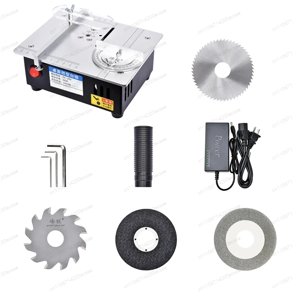 

Electric Precision Micro Table Saw DIY Desktop Cutting Saw Acrylic PCB Desktop Cutter Aluminum Alloy Model Chainsaw