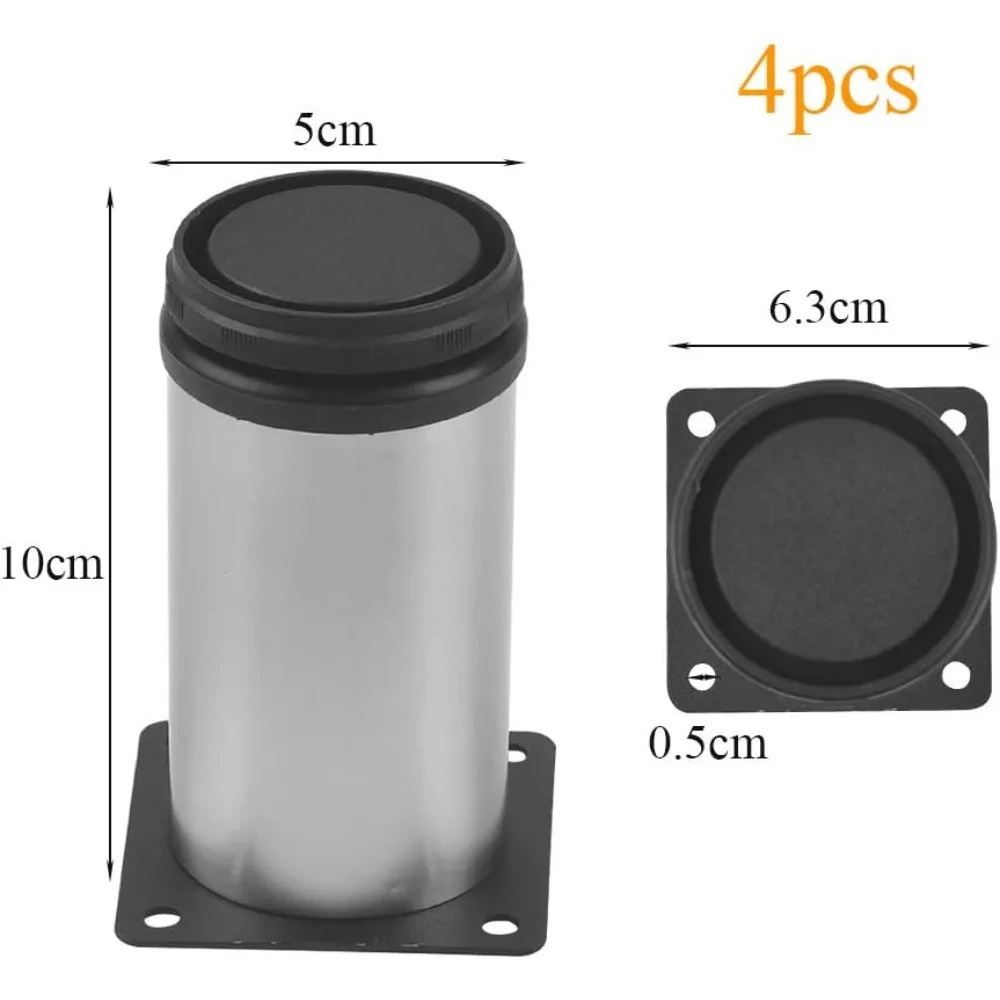 Metal Furniture Legs Adjustable Table Legs, Stainless Steel Kitchen Feet for Cabinet Furniture, Office Furniture,Sofa image 2