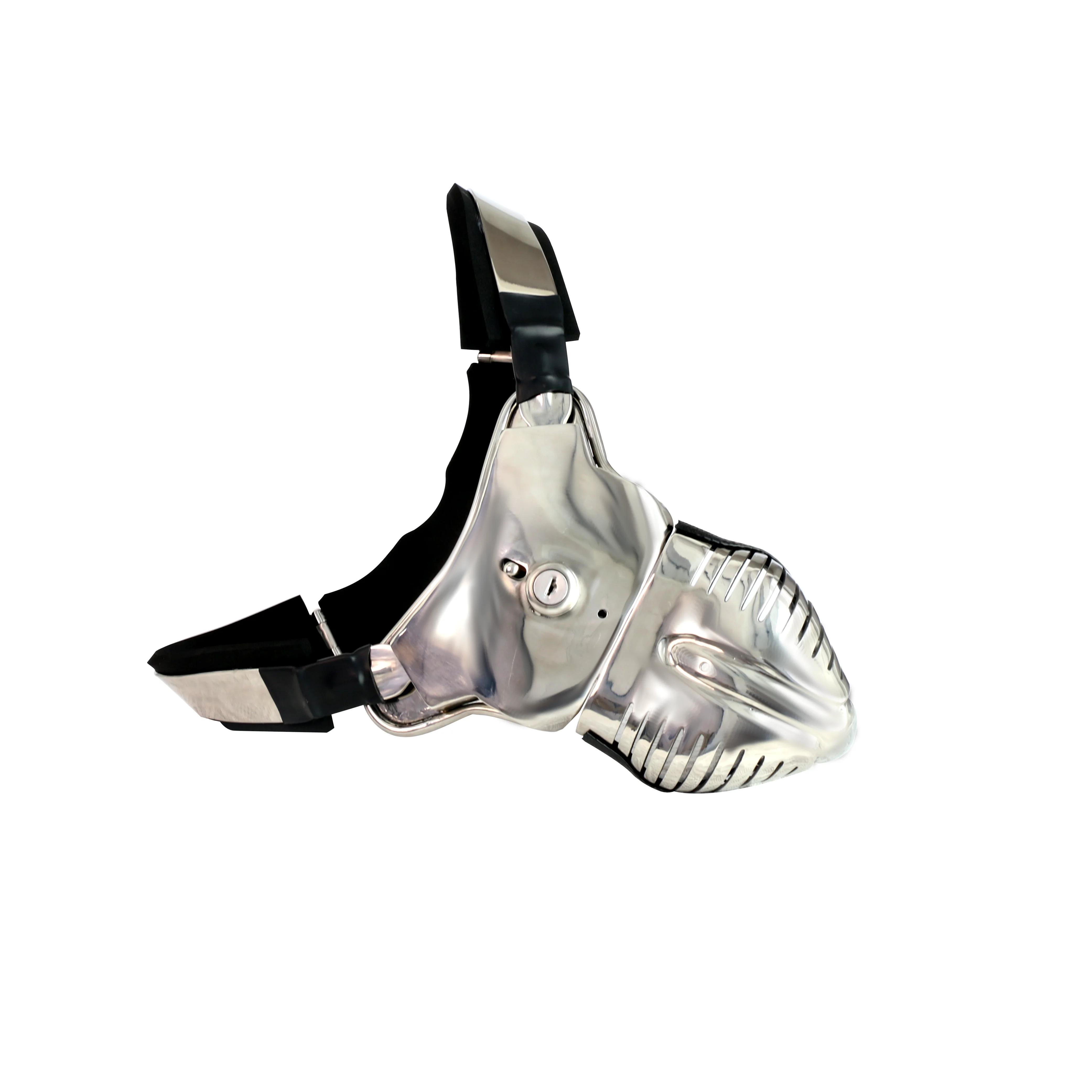 Classic JJ lock style abstinence male chastity belt with comfortable and breathable design and a chastity device with a safety l