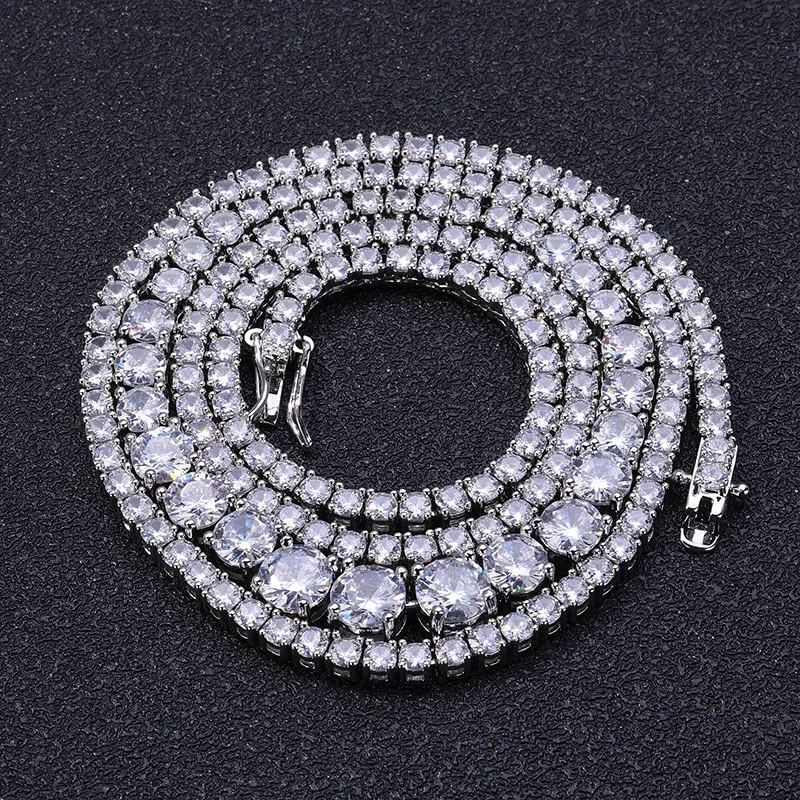 

Glowing Music Festival Necklace Multi-layer Graduated Zircon Club Jewelry with Light Refraction