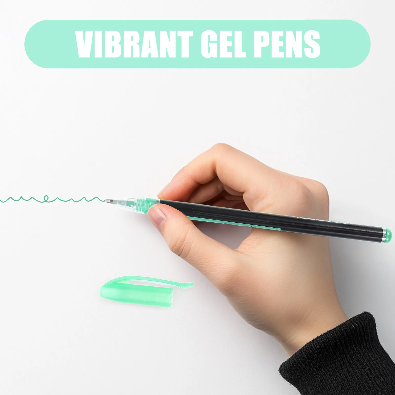 48Pcs Art Gel Pens Set Vibrant Smooth Writing Comfort Grip Fine Tip for Journaling Planner Doodling Coloring Books Scrapbooking