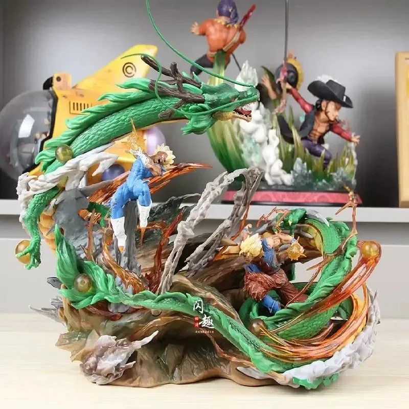 

Dragon Ball Gk Handmade Ls Heaven And Earth Duel Scene Wukong Vs Vegeta Special Effects Model Statues Surrounding Ornaments Gift