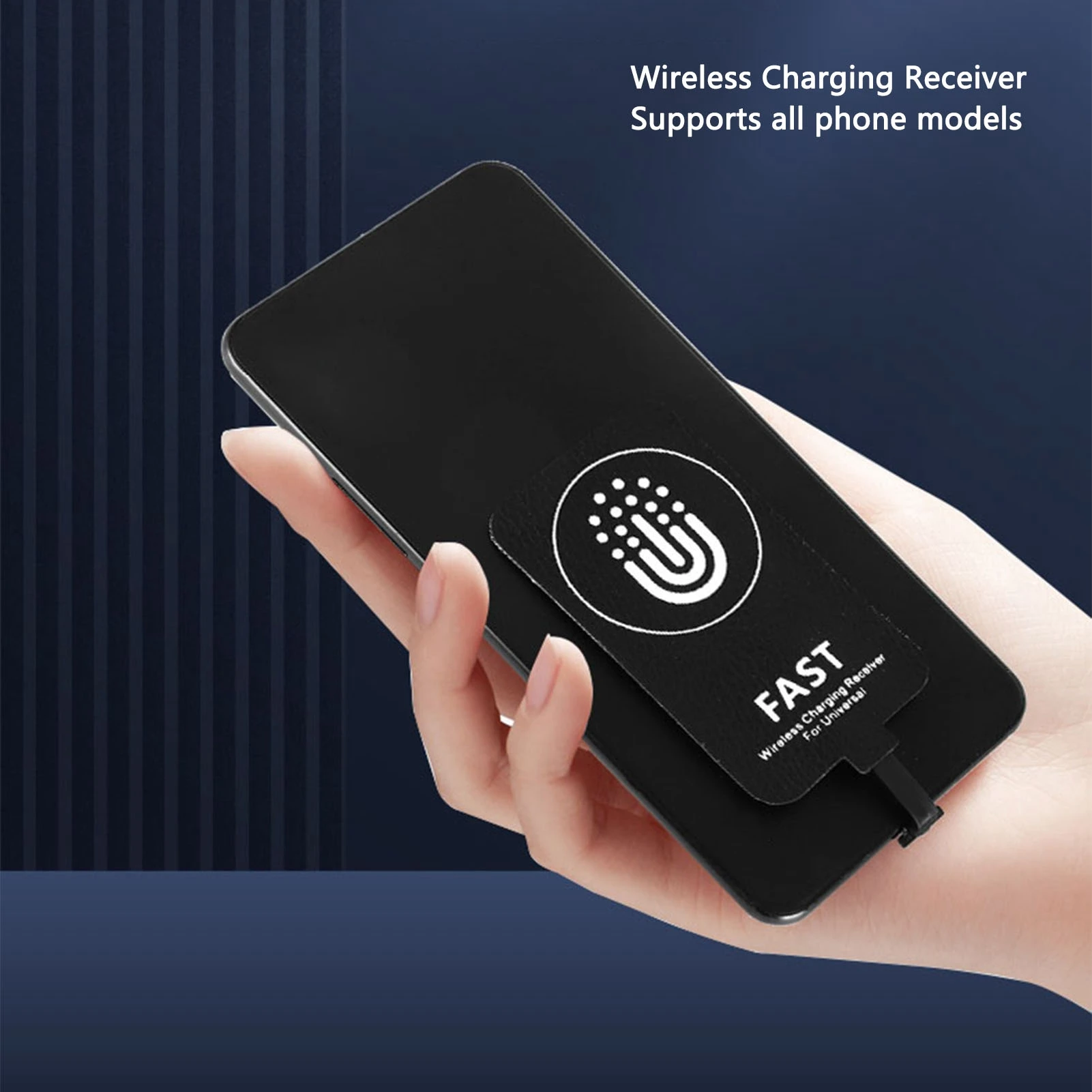 Wireless Charging Receiver Type-C Magnetic Dual-Purpose Wireless Charging Receiver Wireless Charging Magnetic Back Adhesive Pad
