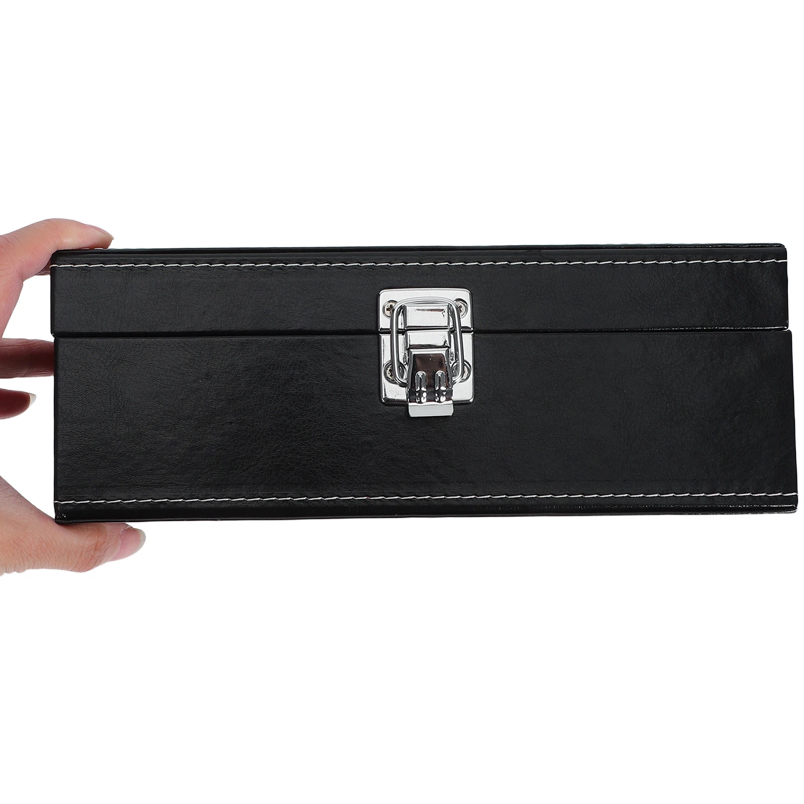 Coin Collection Box Storage Container Seal Capsule Holder Collector Supplies Black