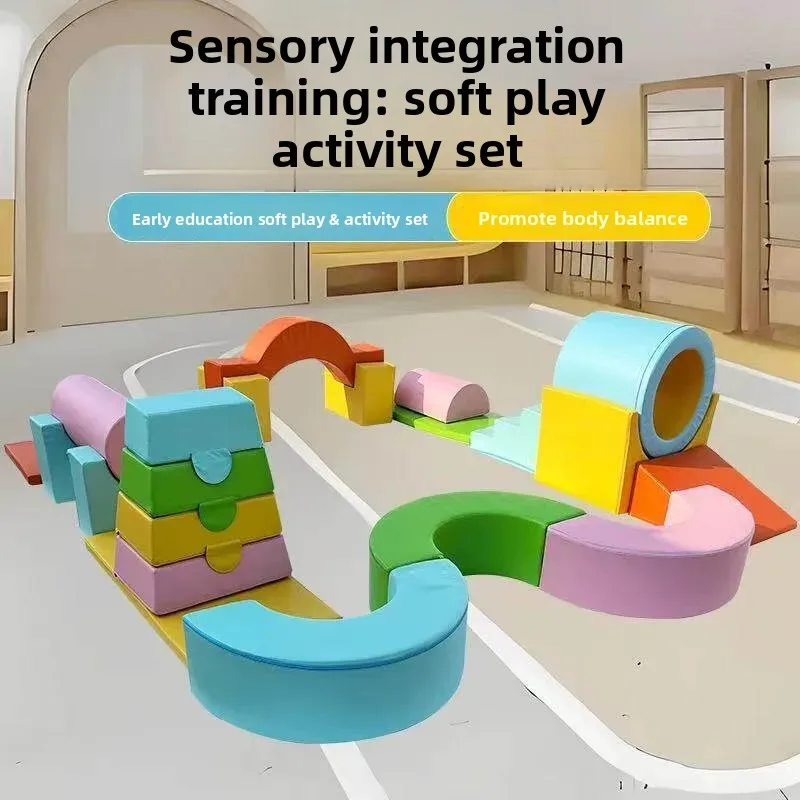 for Early Education Center 17 piece Software Combination Kindergarten Sensory Integration Training Climbing Equipment