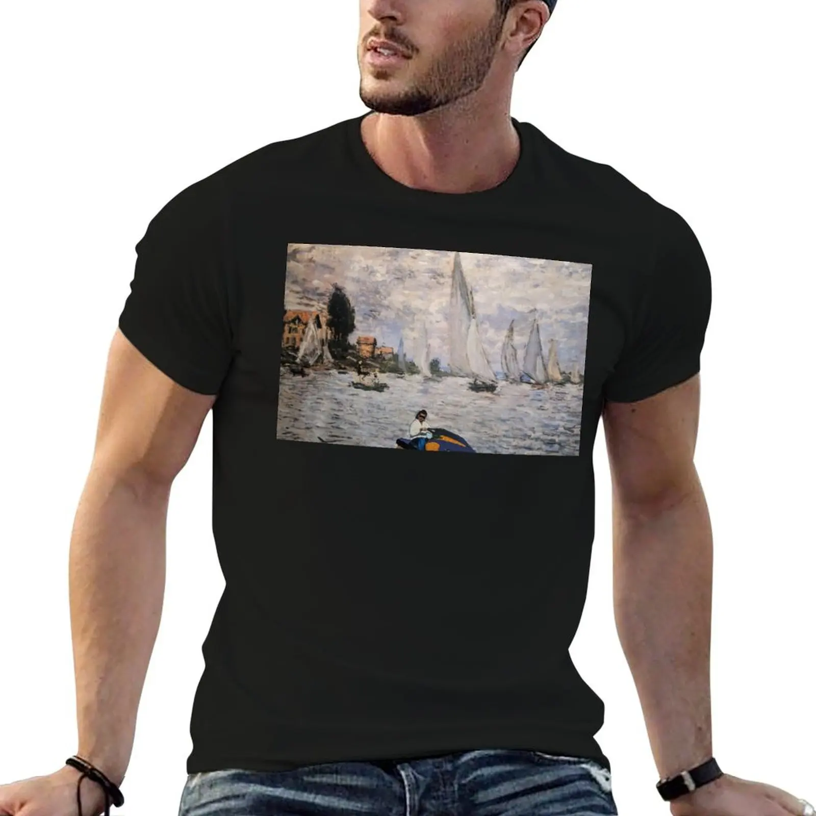 Kenny powers through a Monet T-Shirt graphic t shirts for man cotton t shirt man t shirt personalised T-Shirt