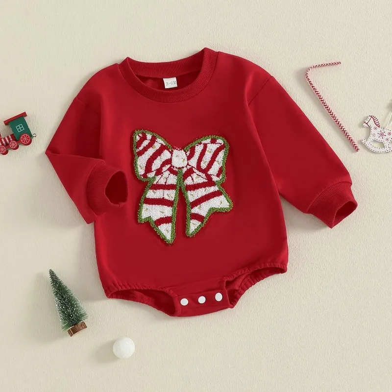 Baby Girl Boy Christmas Outfit My First Christmas Sweater Sweatshirt Shirt Bubble Romper Onesie Santa Clothes ropa bebe niña