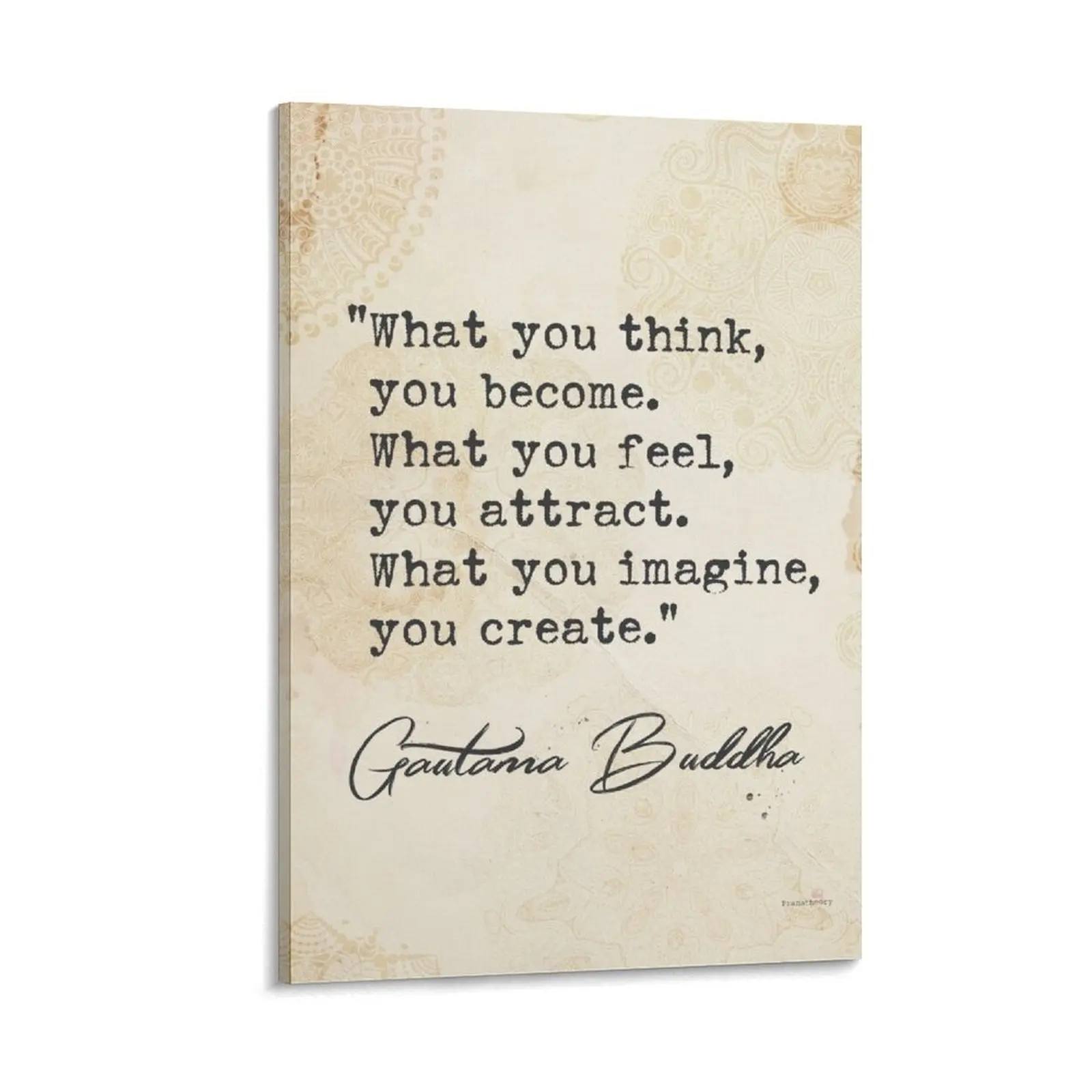

Gautama Buddha old quote 9 Canvas Painting office decoration anime Posters on the wall room decors aesthetic