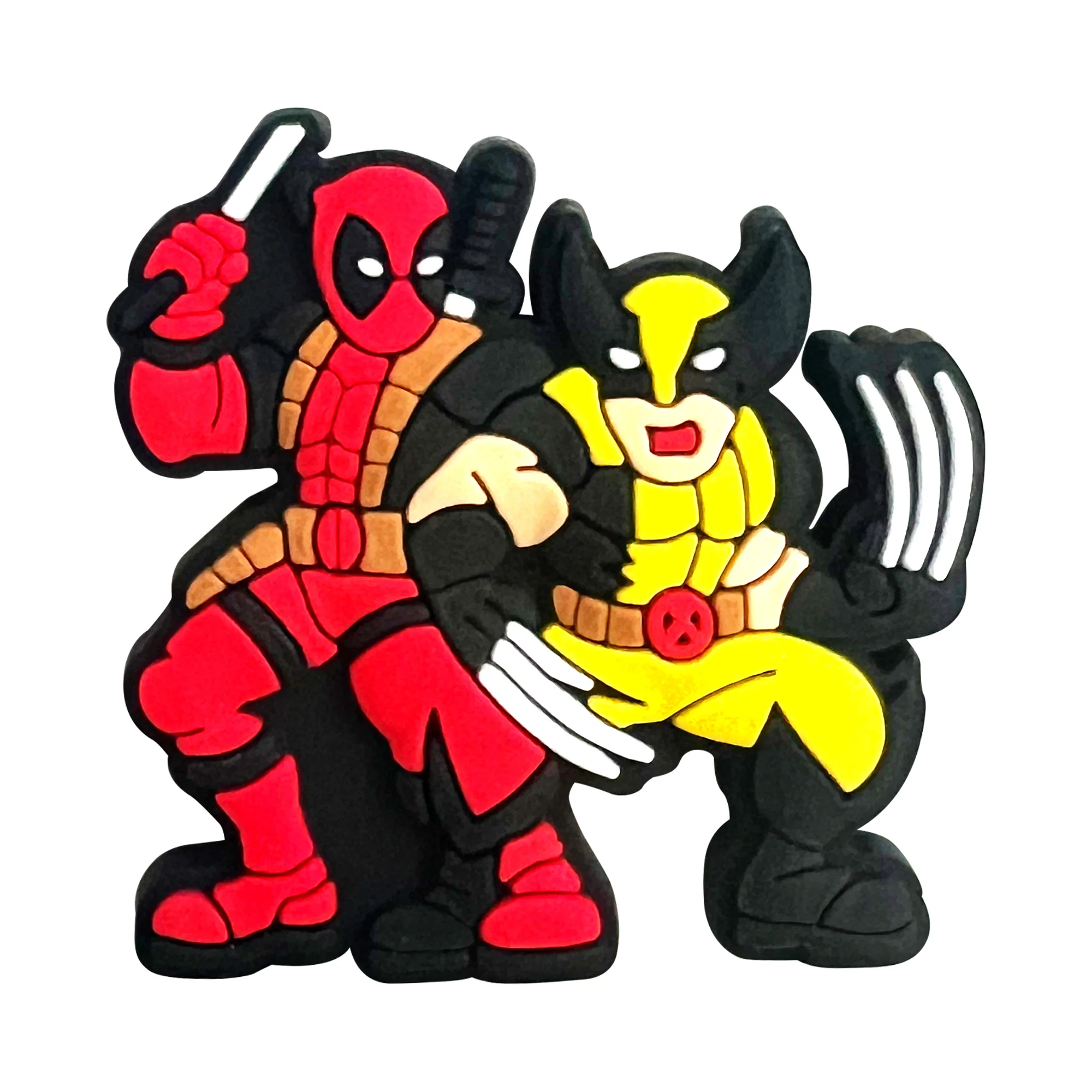 1pcs Marvel Deadpool Cartoon Series shoe Charms Designer for Shoe Charms Accessories for Classic Clog Kids Gift Hot Sale