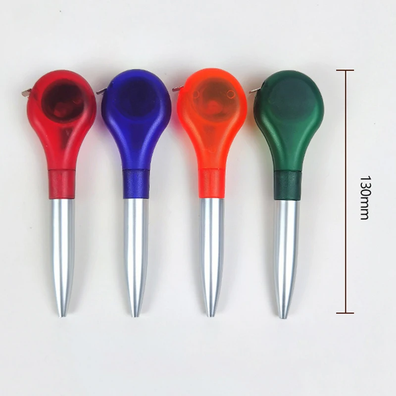 Suministros de herramientas de regla de cinta de papelería creativa, bolígrafo portátil Mini retráctil, bolígrafo de cinta métrica