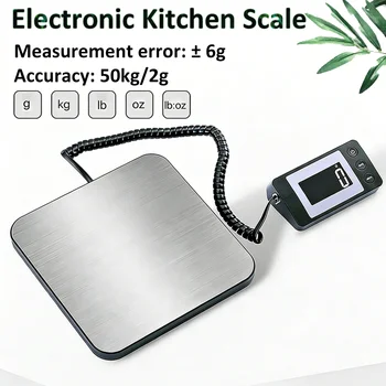 Electronic Platform Scale 50kg/2g High-precision Digital Scale Wired/Wireless Parcel Pet…
