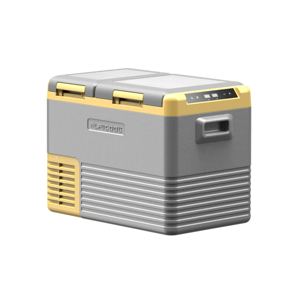 CLD45 CLD55 Series Car Refrigerator AC DC Dual-zone Fridge Freezer Heating Combo Portable Car Freezer Car and Home Use