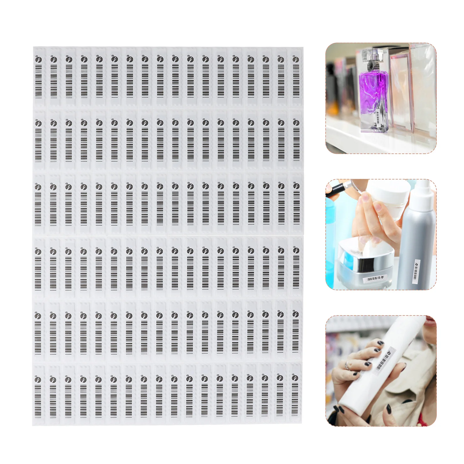 108 Pcs Copyright Label Commodity Anti-theft Labels Supermarket Acoustomagnetic Goods Tag
