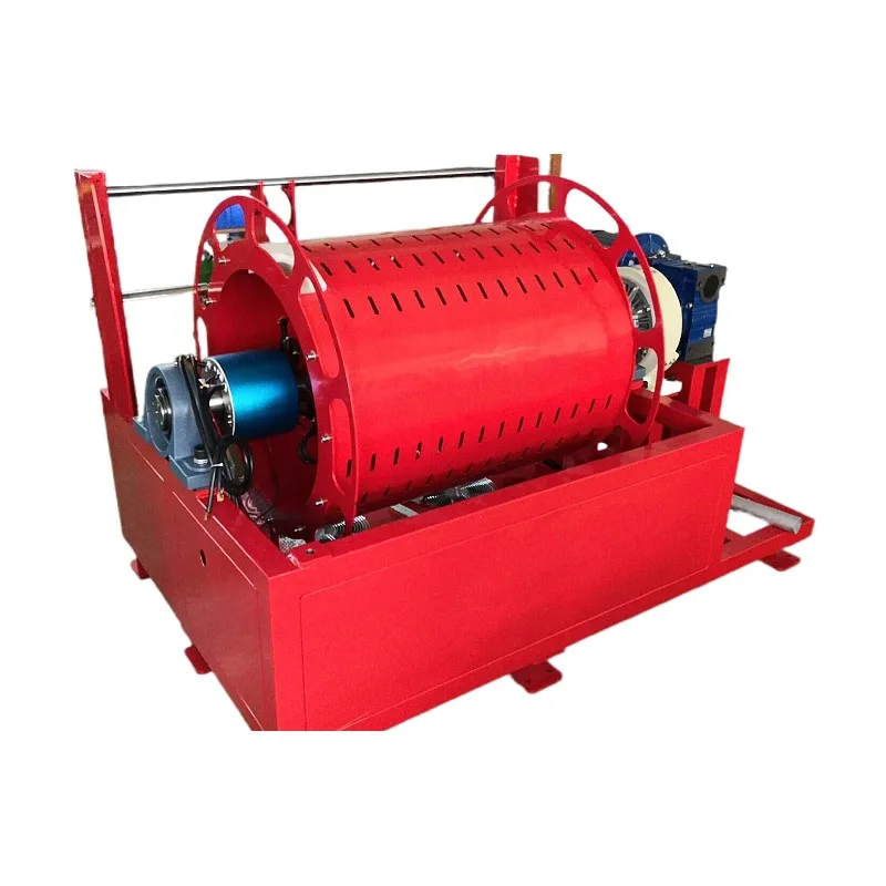 

Hose Reel Irrigation System Cable Drum Trailer Self Loading Cable Reel Trailer For Underground Cable Laying Construction