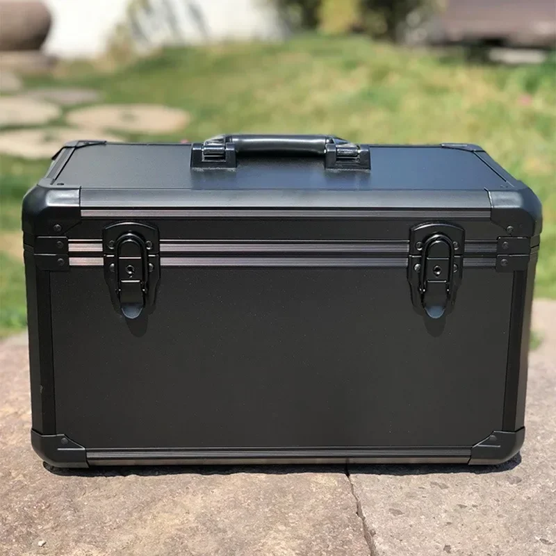 Aluminum Organizer Suitcase Large Hard Case Tool Storage Box Multifunctional Waterproof Safe Portable Toolbox For Car Mechanic