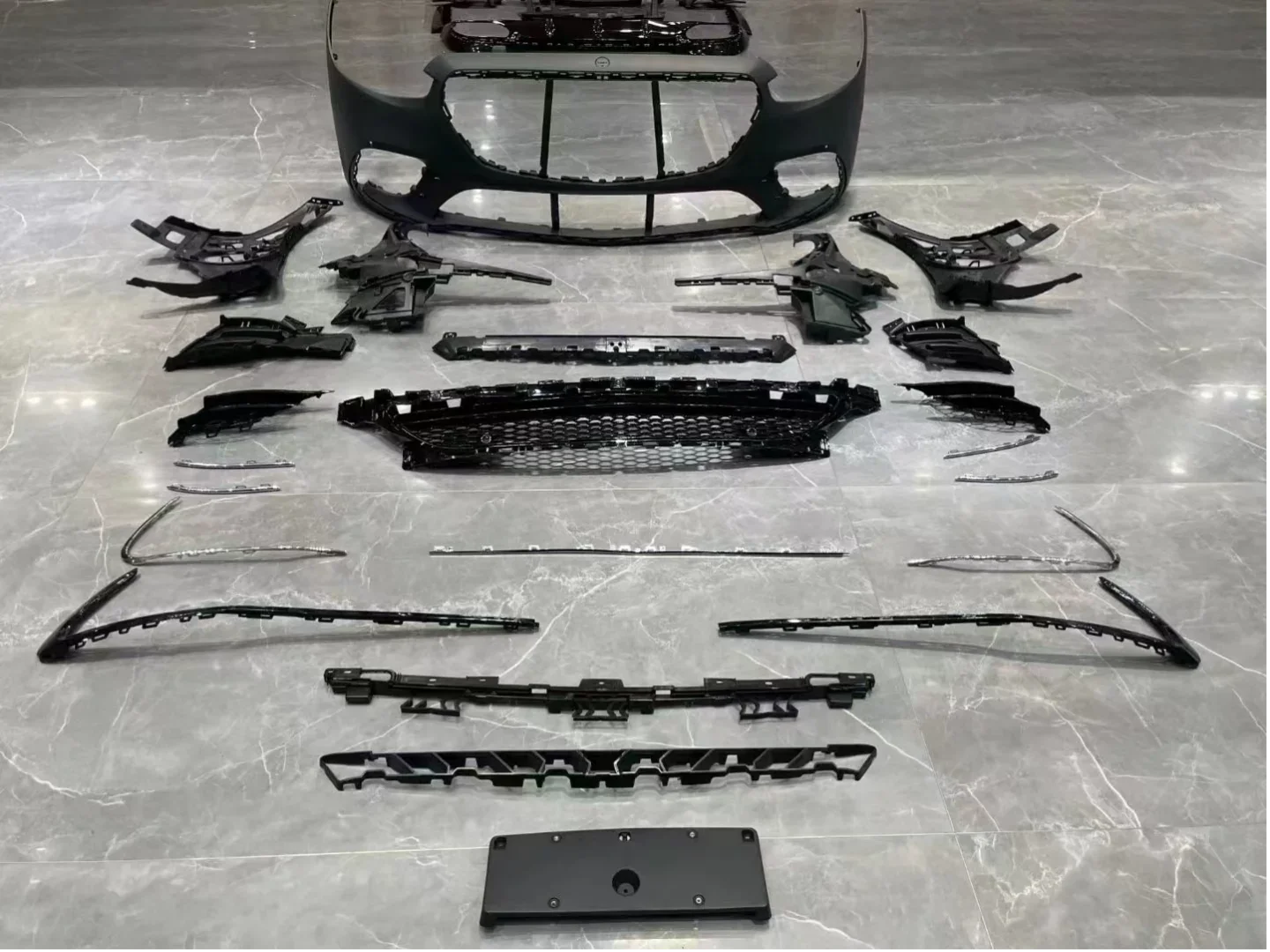

Car body kit Front rear bumper assembly surround grill fog lamp cover for Mercedes-Benz W223 modified S450