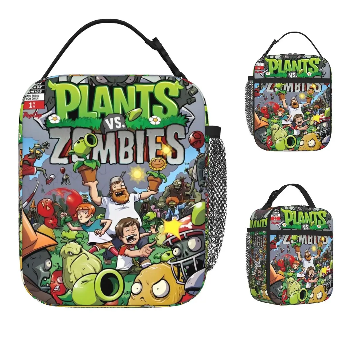 plantas-vs-zumbis-pvz-jogo-dos-desenhos-animados-saco-de-almoco-isolado-para-ao-ar-livre-cartaz-engracado-recipiente-de-alimentos-reutilizavel-refrigerador-termico-bento-caixa