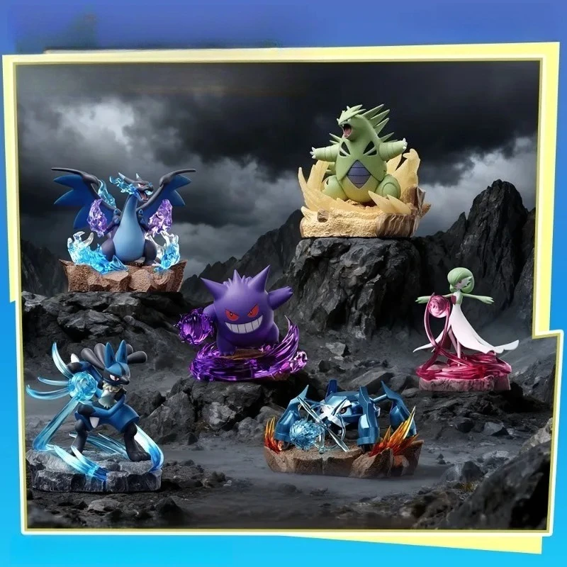 

Новая коллекционная фигурка Hollybox Pokemon Fight with All Your Might Series 2026 года: Модель аниме-персонажа, праздничный подарок