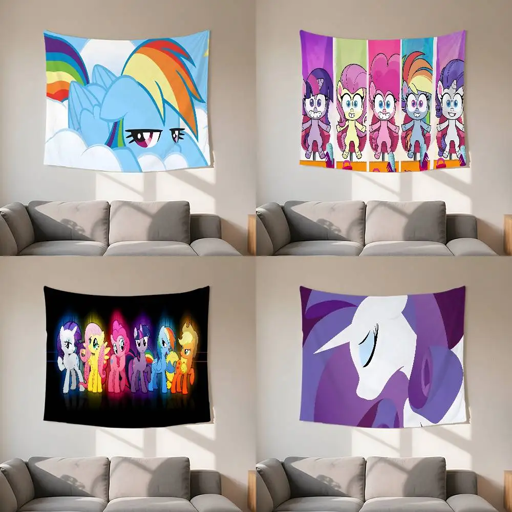 Mys-L-Littles-cute-P-Ponys Tapestry Customizable Tapestries Of Various Styles Hangings Celebrity Photo Printing,wall Hangings