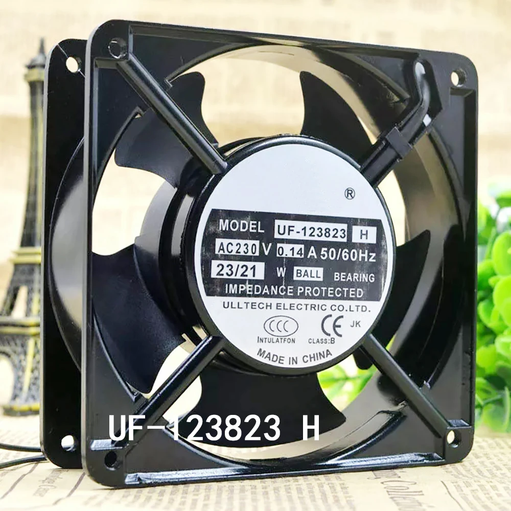 Multi-Speed Industrial cooling axial flow fan 0.14A 230VAC UF-123823H 120*120*38mm Server radiator