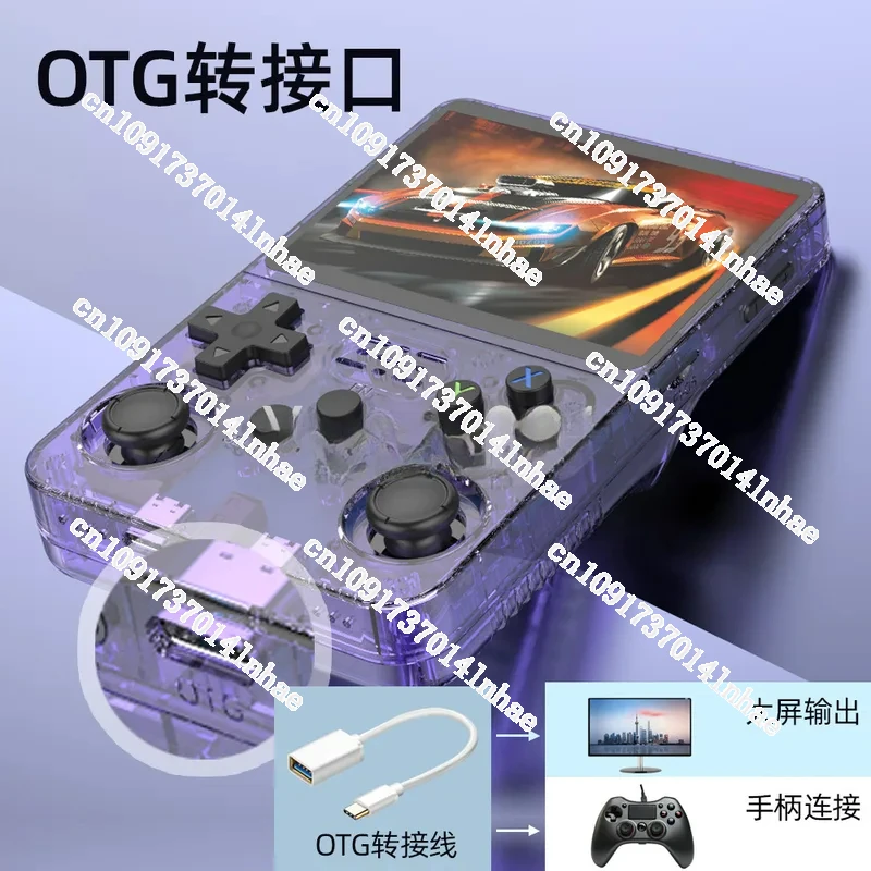 R36S Open-Source Arcade Retro Game  High-Definition IPS Screen Joystick Handheld Console