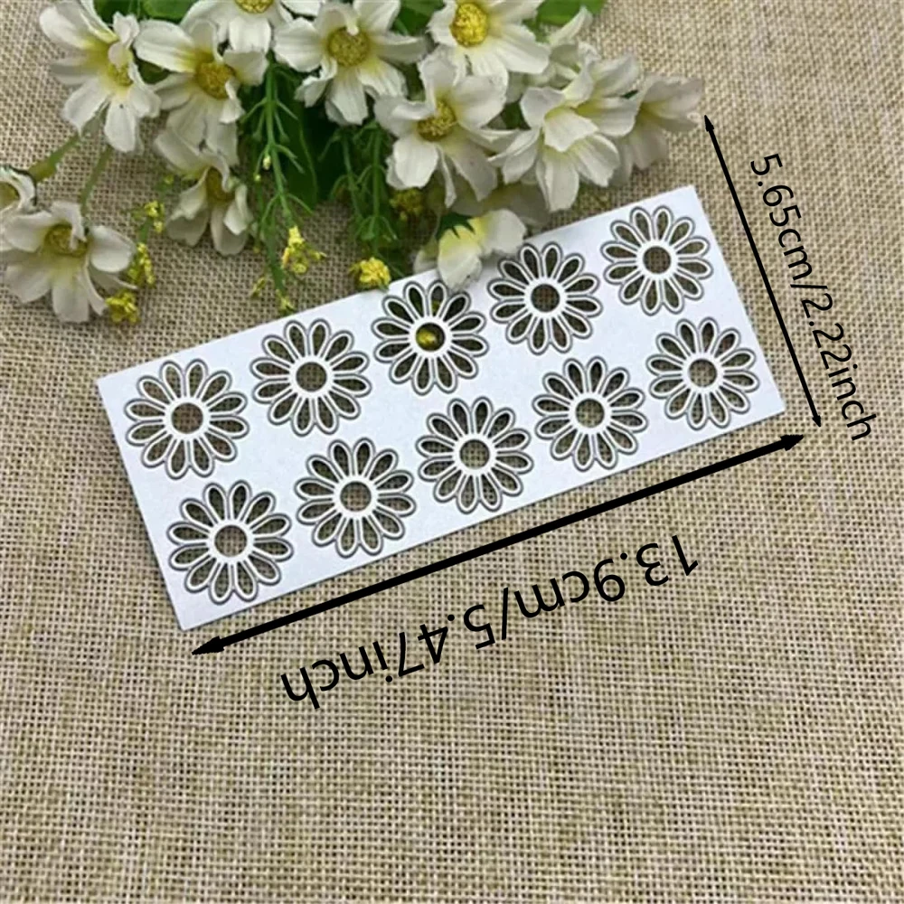 Daisy metal cutting mold suitable for DIY scrapbook photo album paper card decoration handmade creative production