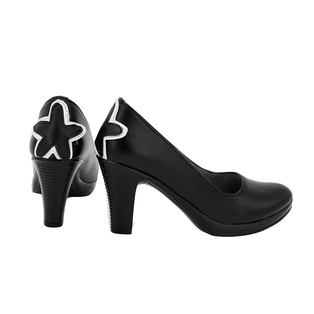 NieR Re[in]carnation 2B 코스프레 신발 소녀를위한 맞춤형 하이힐 신발 할로윈 코스프레 액세서리