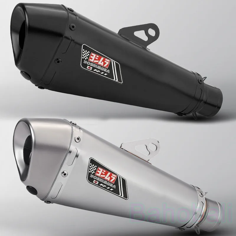 51mm Motorcycle Yoshimura Exhaust Muffler Pipe With DB Killer For Honda R1 R6 R15 R3 ZX6R Z900 CBR1000 GSXR750 Nmax Tmax PCX125