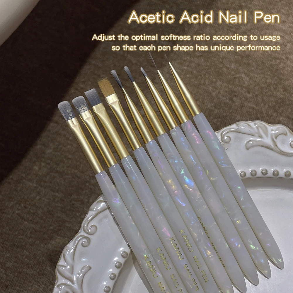 KANIU Korean Nail Supplies Professional Nail Art Gradual Color Blooming Manicure Gel Polish Brush For Acrylic Gel Uv Polish Tool