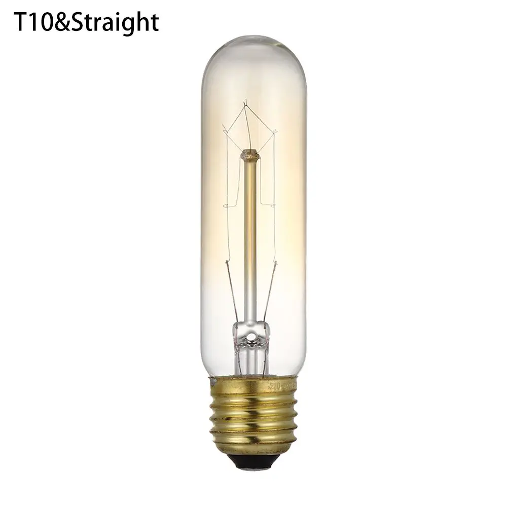 40w bola brilhante luz decoração antigo filamento incandescente edison lâmpada vintage retro lâmpada de vidro