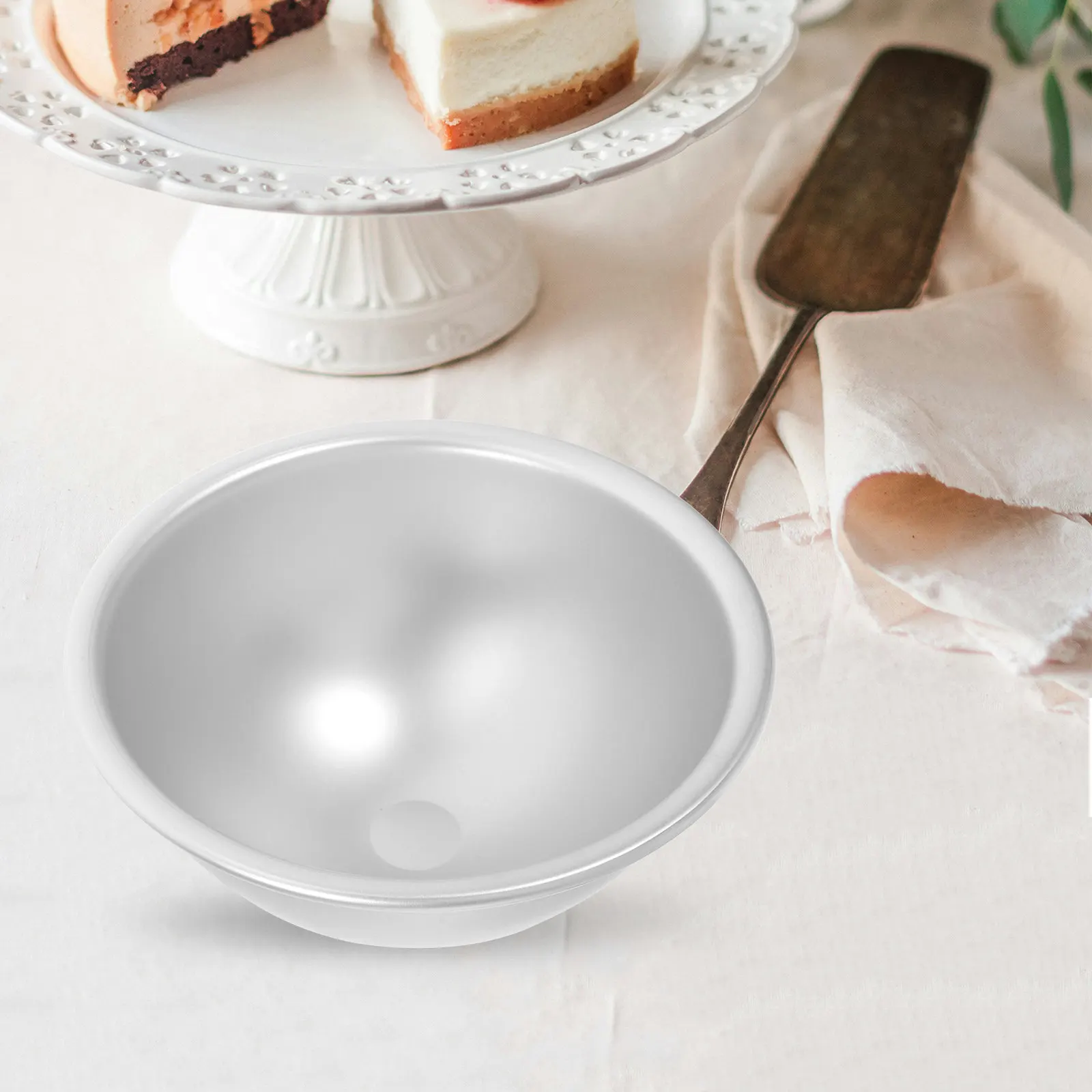 Cake Mousse Mold Aluminum Hemisphere Pan Cheesecake Baking Aluminium Alloy Round
