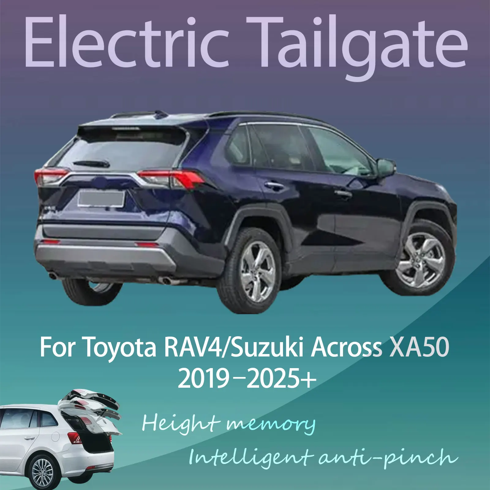 For Toyota RAV4/Suzuki Across XA50 2019–2025 Electric Tailgate with Sensor Trunk Anti-pinch Memory Height Intelligent Operation
