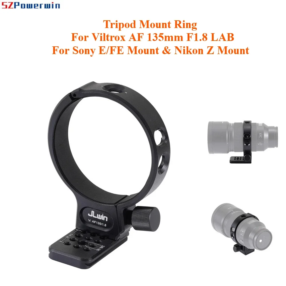 Anillo de montaje para trípode para Viltrox AF 135mm F1.8 LAB, pie de lente para montaje Sony E/FE y montaje Nikon Z