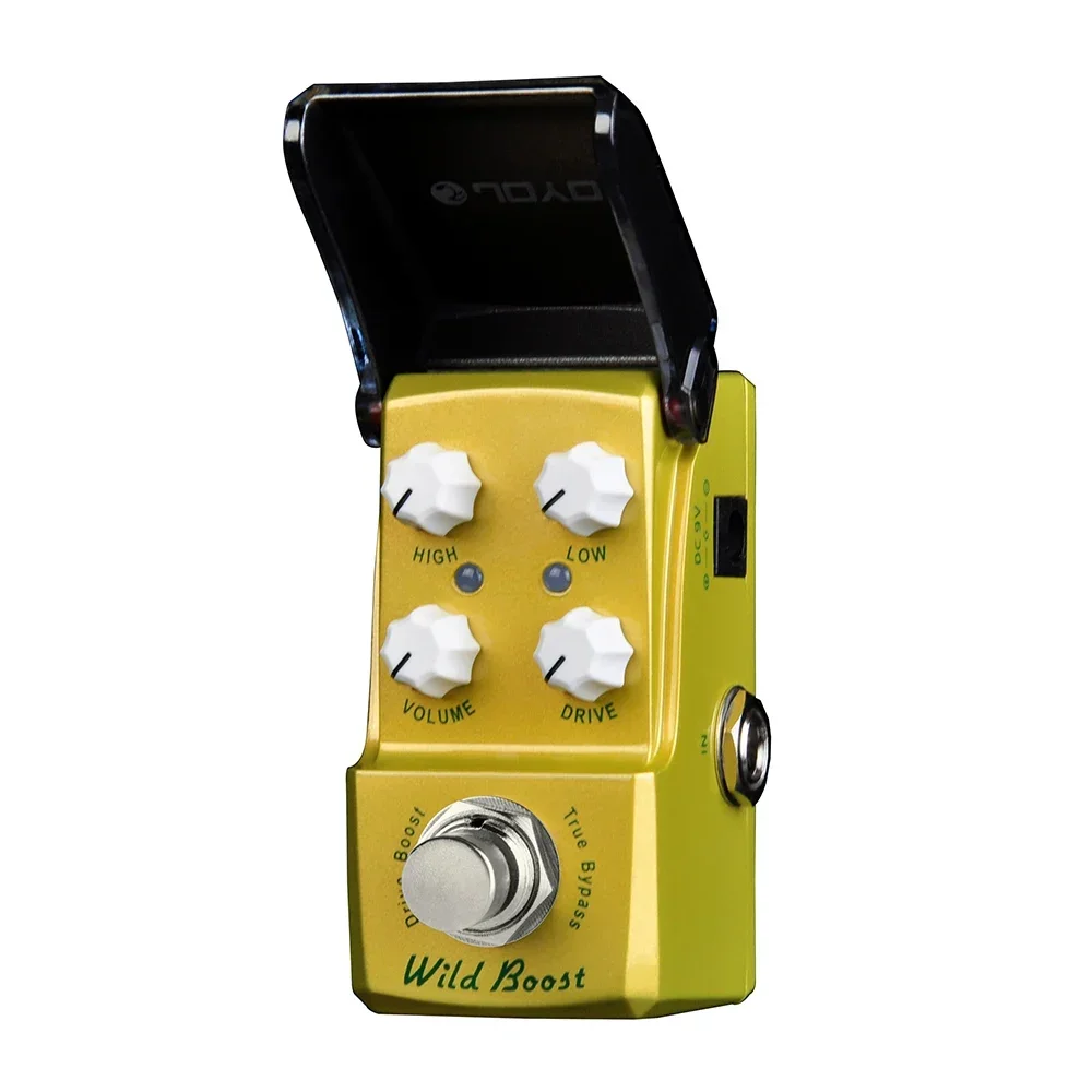 JOYO JF-302 WILD BOOST Boost Guitar Effect Pedal with High/Low EQ Adjustment Wild Exciter and Overdrive Effect