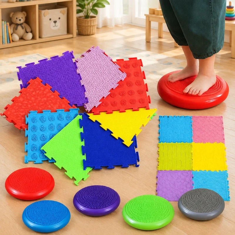 Sensory Foot Development Toys for Kids 3-6, Montessori-Inspired Tactile Therapy Tools