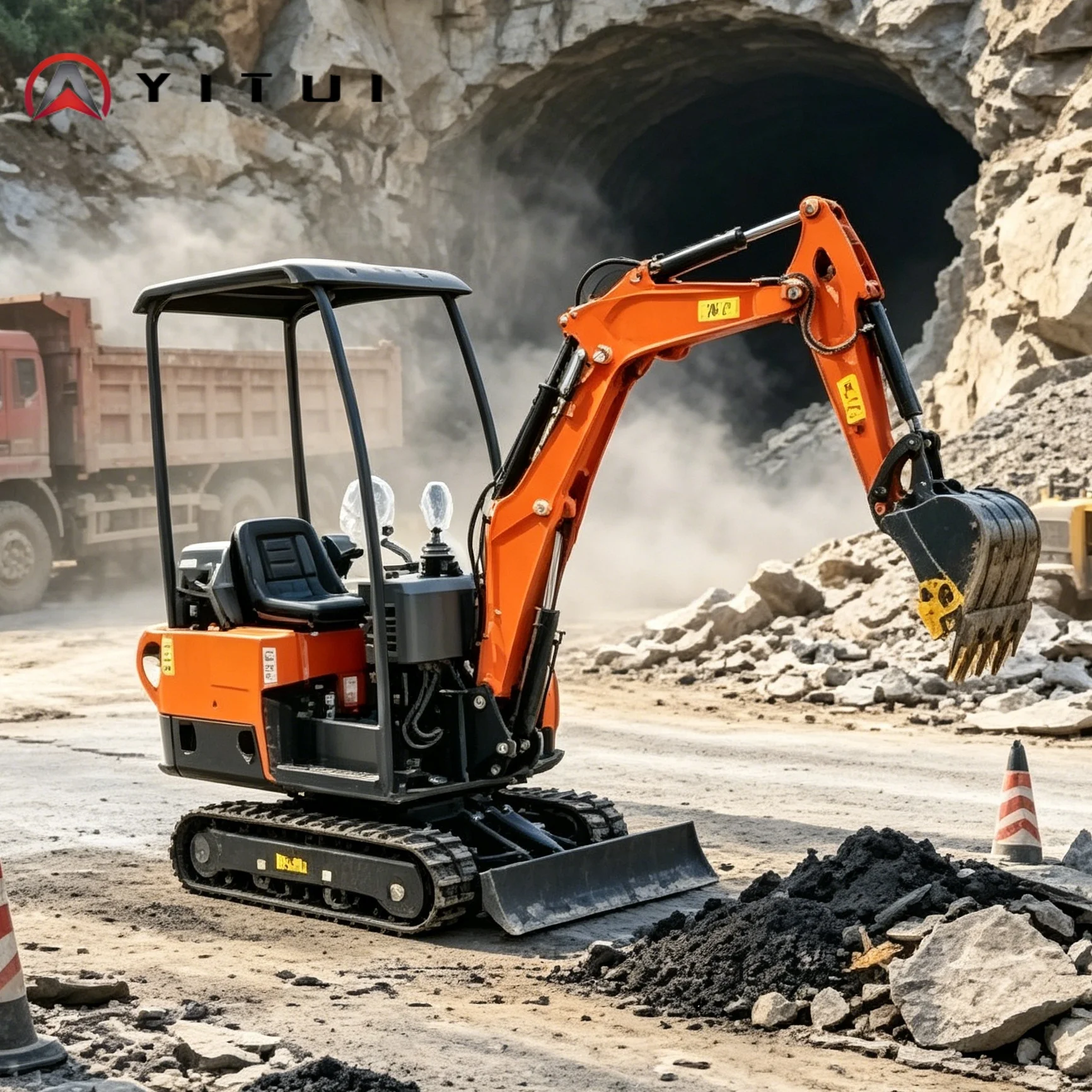 

2026 Customized 0.8T Mini Excavator Warehouse Small Digger Easy Maintenance CE Approved Lightweight & Portable
