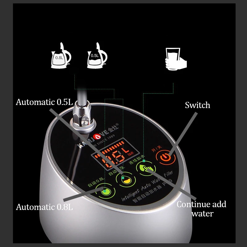 موزع مياه كهربائي مضخة كهربائية محمولة مياه معبأة ذكية مضخة ضغط مياه كهربائية مياه الشرب بالجملة