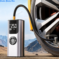 New Portable Inflator Compressor Pump With LED Lamp For Car Motorcycle Bicycle Tyre Balls Wireless Electric Car Air Tire Pump