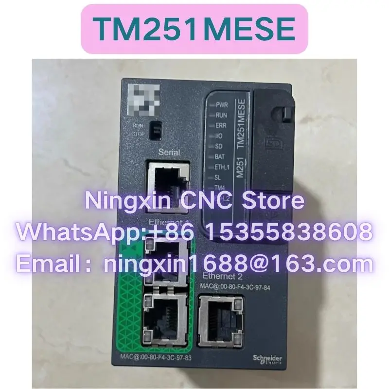 Used TM251MESE PLC host  Functional test OK Fast delivery