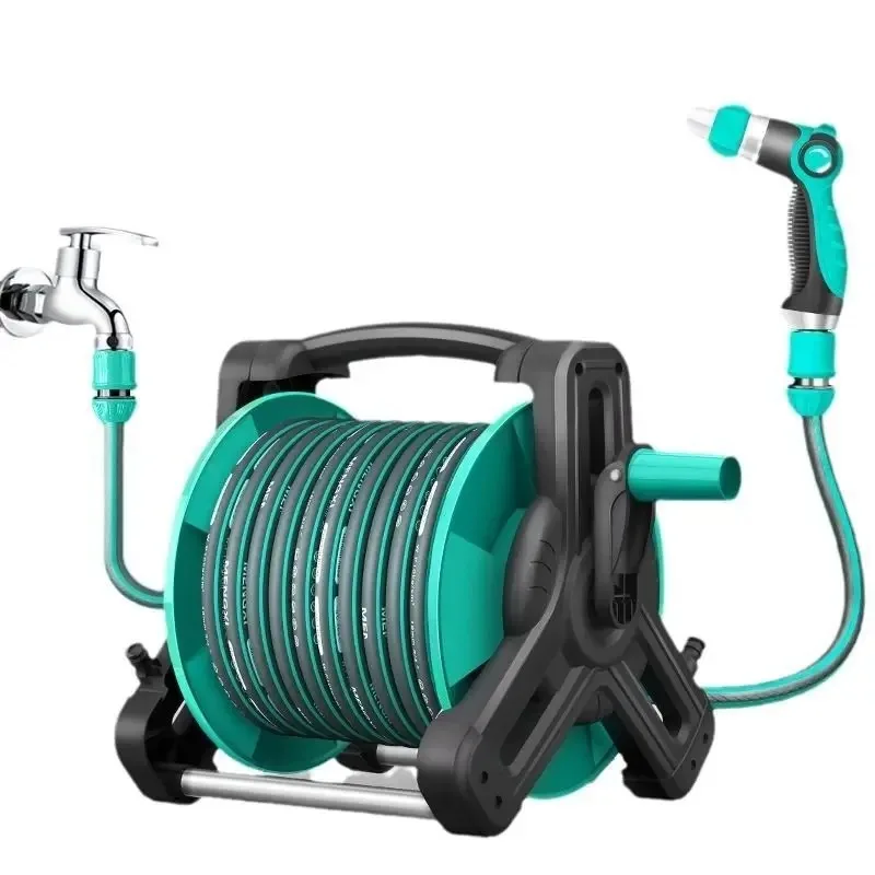 Car wash water gun, high pressure tap water, strong flushing nozzle, watering flower hose, household water pipe storage rack, ca