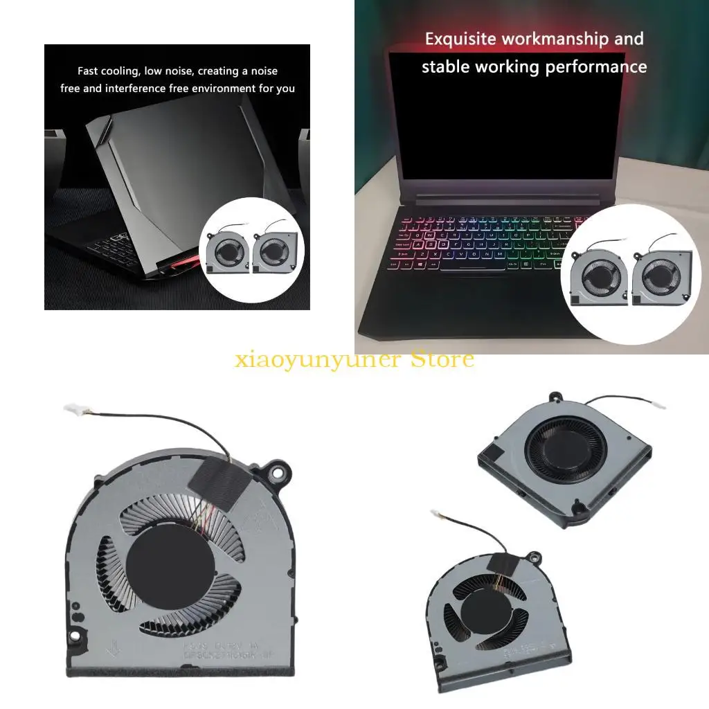 

P9JB ЦП вентилятор GPU DC12V 4PIN 4WIRES LATTOPS Охлаждающий вентилятор для ANV15-51 ANV15-51-532J N23Q22 Radiators