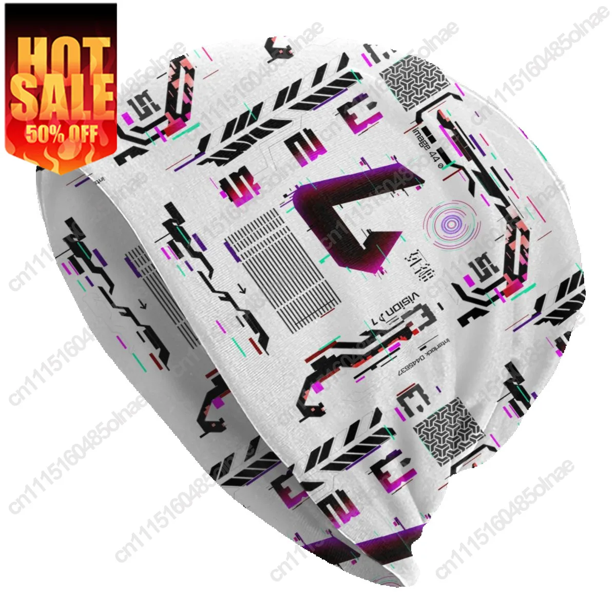Japanese Tokyo Techwear Future Street Wear Style Beanie Cap Unisex Winter Warm Bonnet  Knit Hats Hip Hop Skullies Beanies Caps